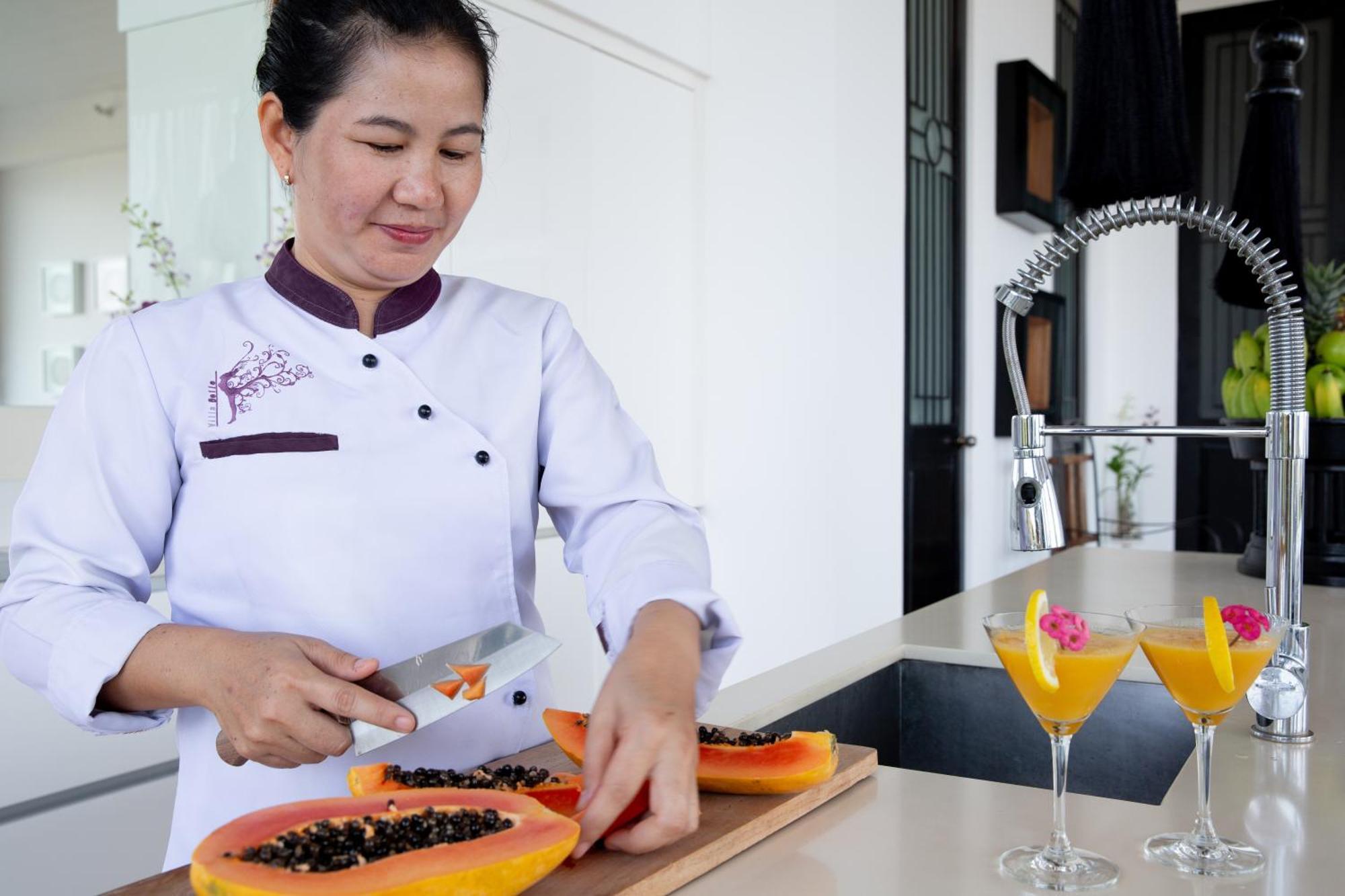 Villa Belle - Fully Serviced Private Sea View Villa With An Award Winning In-House Cook Choeng Mon Экстерьер фото