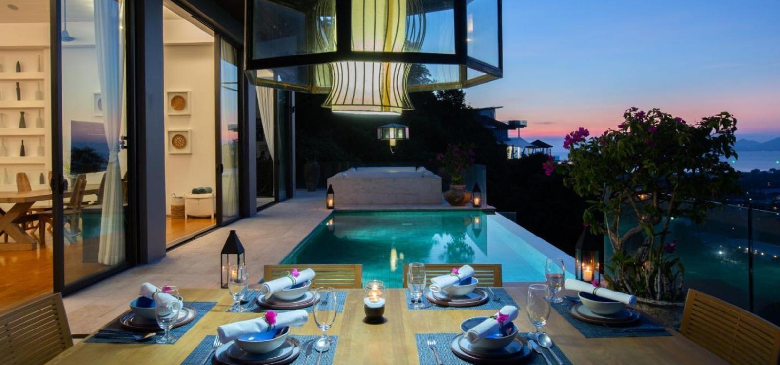 Villa Belle - Fully Serviced Private Sea View Villa With An Award Winning In-House Cook Choeng Mon Экстерьер фото