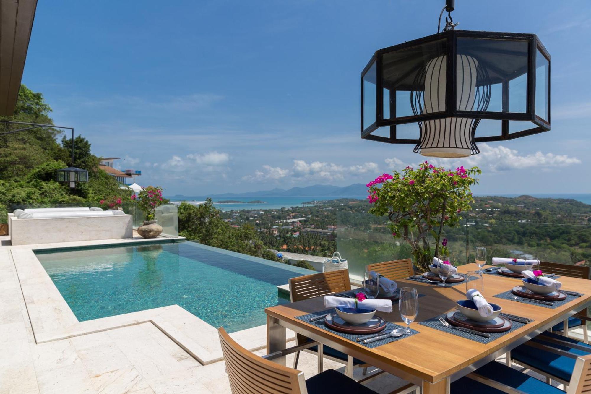 Villa Belle - Fully Serviced Private Sea View Villa With An Award Winning In-House Cook Choeng Mon Экстерьер фото