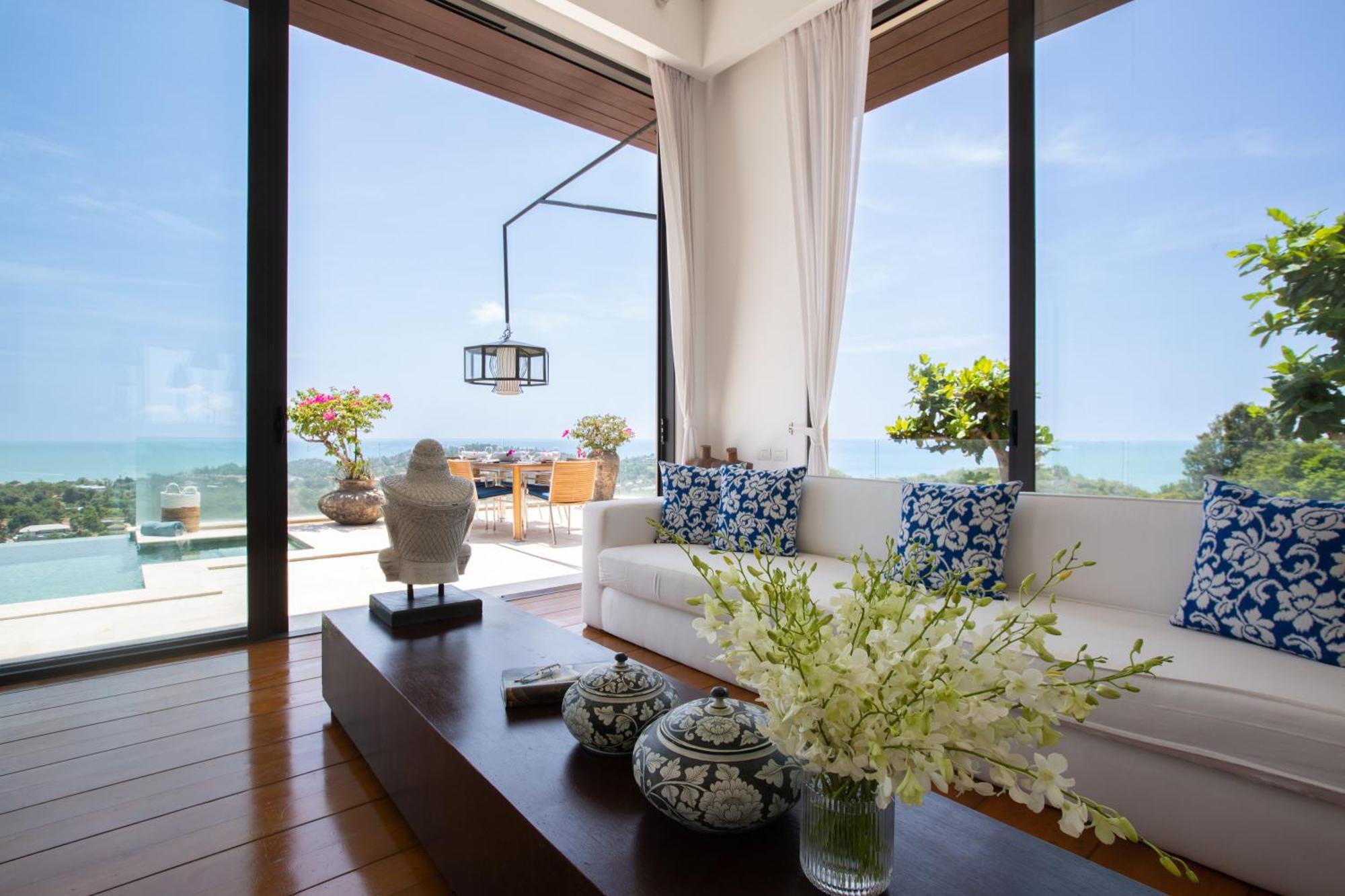 Villa Belle - Fully Serviced Private Sea View Villa With An Award Winning In-House Cook Choeng Mon Экстерьер фото